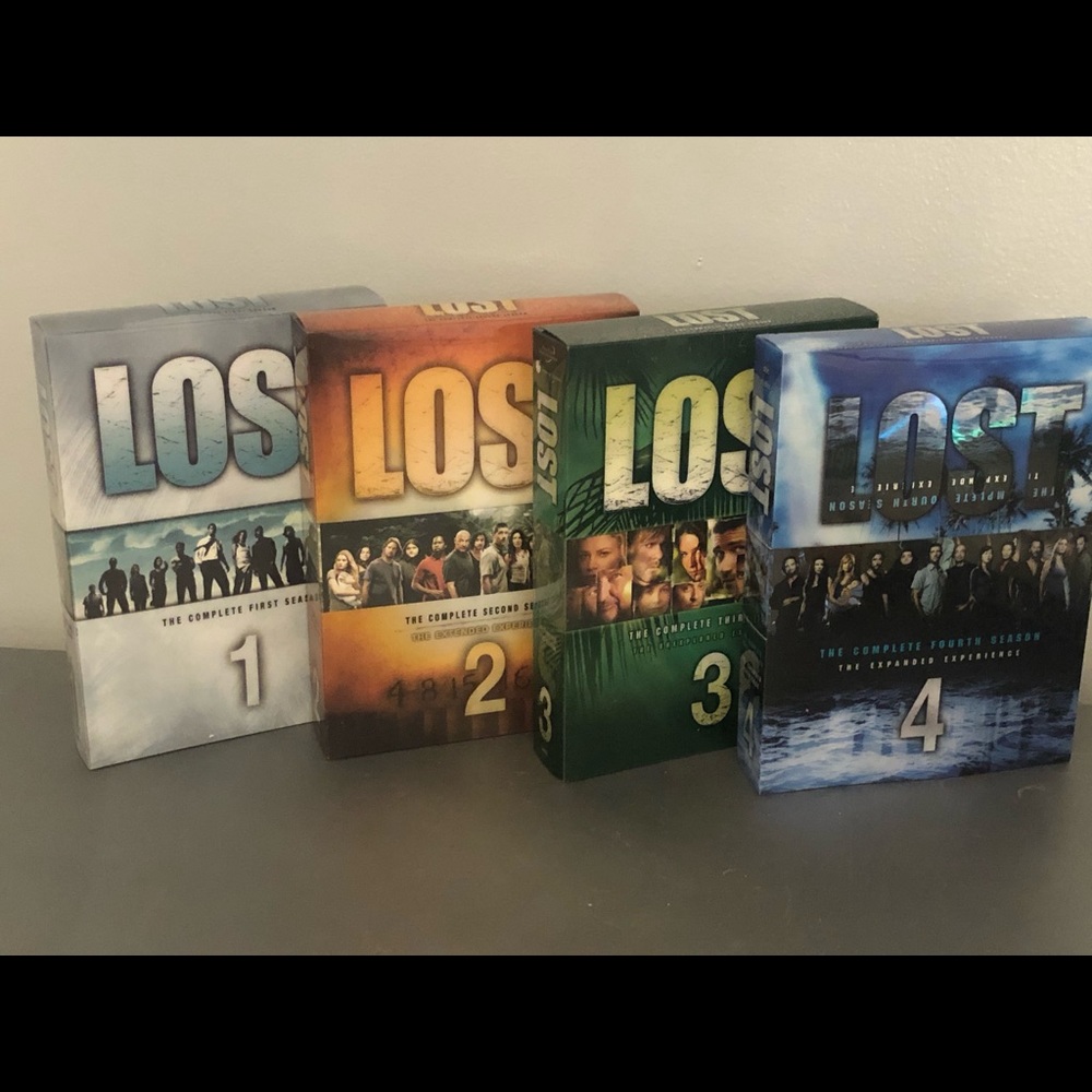 Lost the TV series seasons 1,2,3,4 dvd set